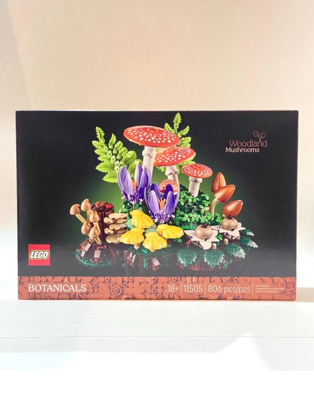 LEGO 11505 Botanicals Woodland Mushrooms NIB New in Hand